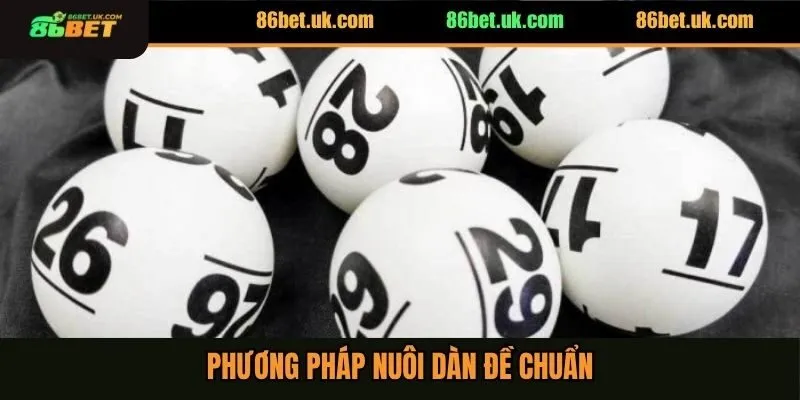 Phương pháp nuôi dàn đề chuẩn